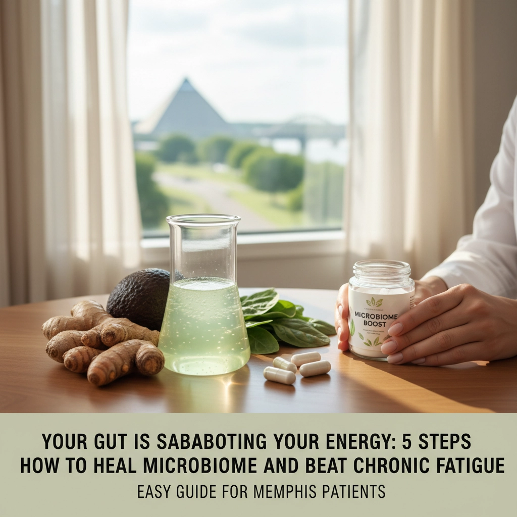 Your Gut Is Sabotaging Your Energy: 5 Steps How to Heal Your Microbiome and Beat Chronic Fatigue (Easy Guide for Memphis Patients)