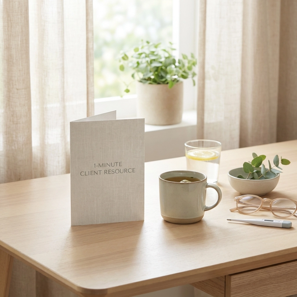 Quick Cold & Flu Recovery: 1-Minute Client Resource