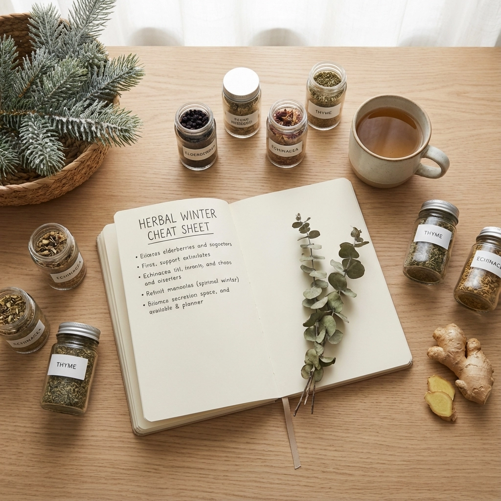 Herbal Winter Cheat Sheet: Support Your Immune Health Naturally