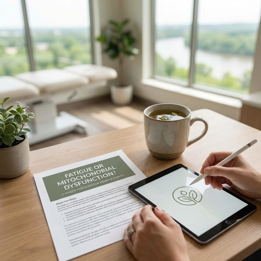 Fatigue or Mitochondrial Dysfunction? 1-Minute Fact Sheet for Memphis Clients (Printable Client Resource)