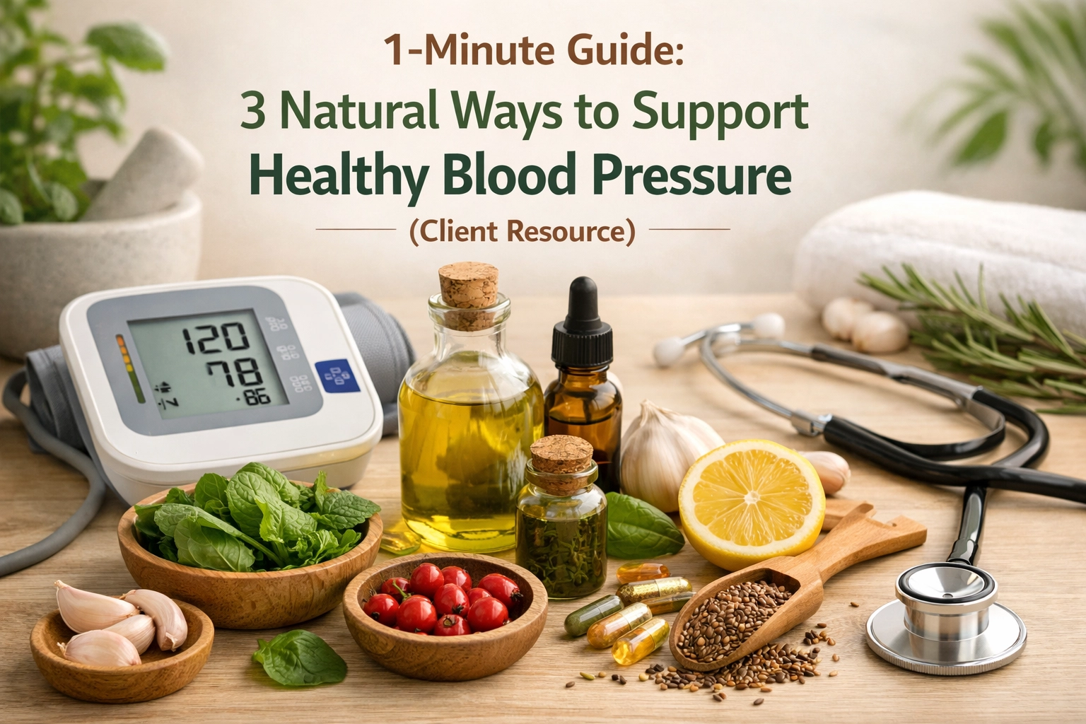Guide to support healthy blood pressure with natural methods.