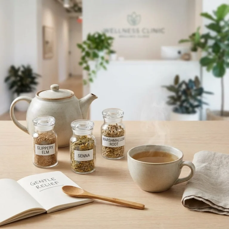 Gentle Relief for Tough Days: Why Our Proprietary Constipation Tea Works (Slippery Elm, Senna, Marshmallow Root)