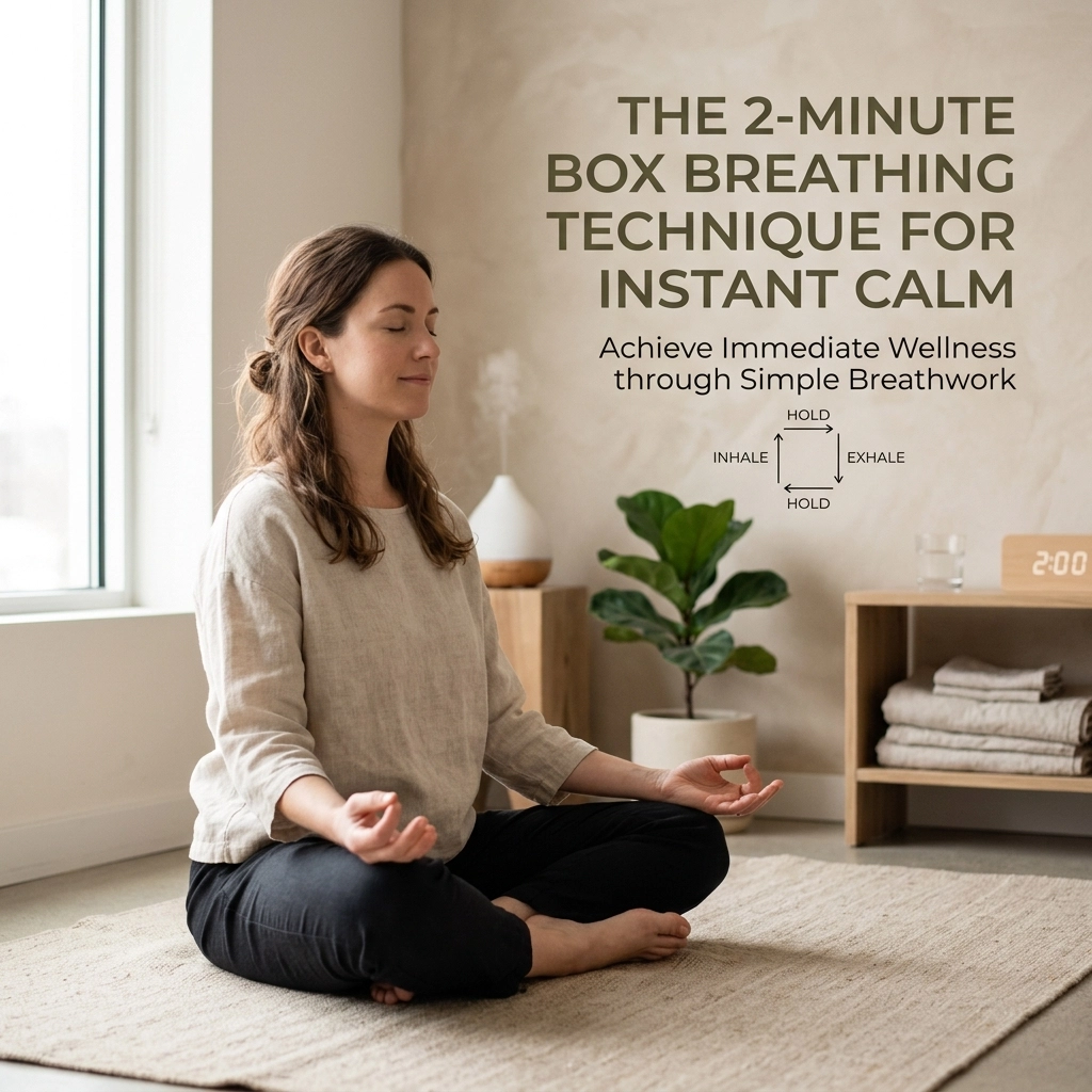 The 2-Minute Box Breathing Technique for Instant Calm