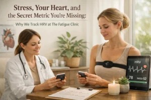 Stress, Your Heart, and the Secret Metric You’re Missing: Why We Track HRV at The Fatigue Clinic