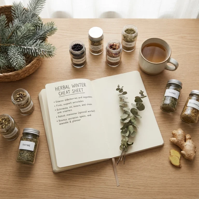 Herbal Winter Cheat Sheet: Support Your Immune Health Naturally