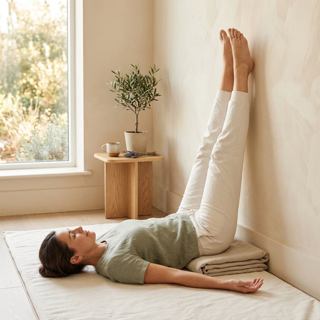 The 5-Minute ‘Legs Up the Wall’ Reset for Better Sleep