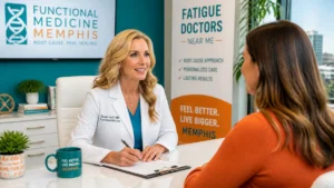 Doctor consulting patient in a medical office