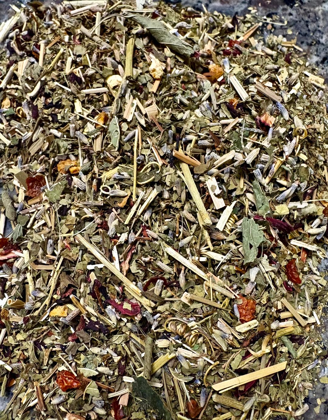 Tea & Tips: The Stress-Fatigue Loop and a Midday Reset, Spotlight on Our Stress Tea Blend